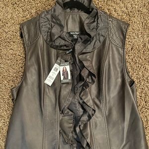 Light-weight Leather Vest (Brand New)